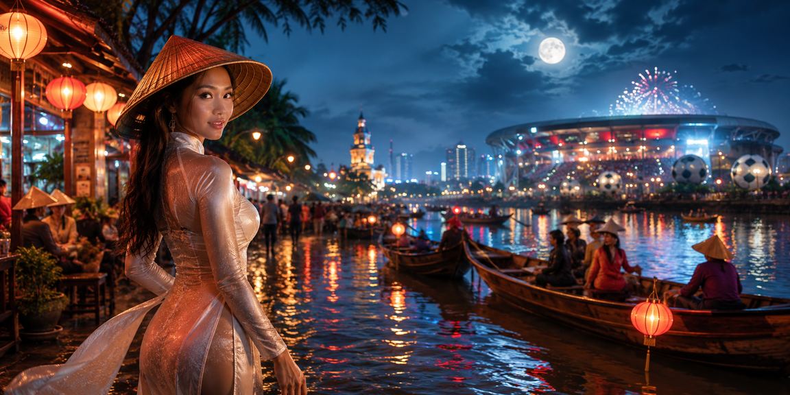 Người dùng Việt Nam theo dõi cá cược thể thao trên màn hình hiện đại